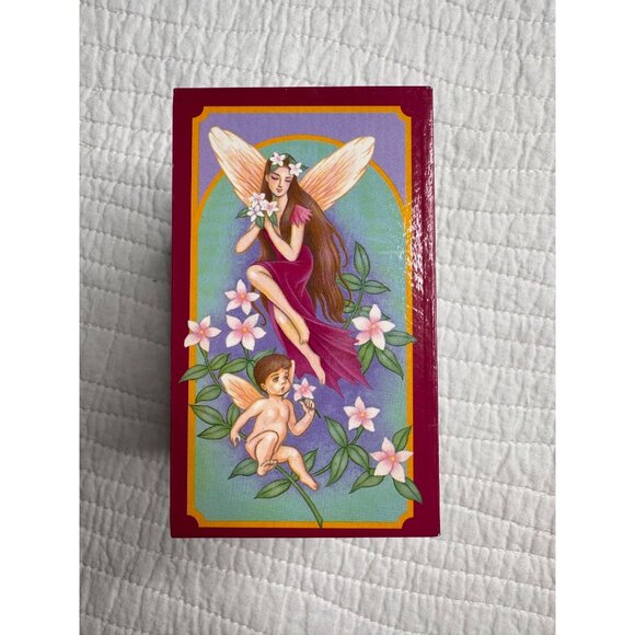 VTG Sankyo Shoji Animated Dancing Fairy Shadow Music Jewelry Trinket Box - Picture 8 of 12